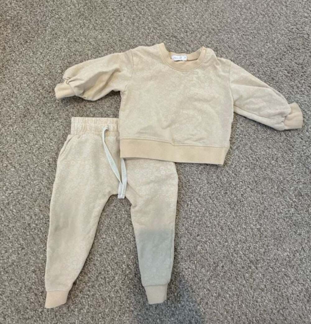 Jamie Kay Baby Sweatshirt and Jogger Set, Size 1yr